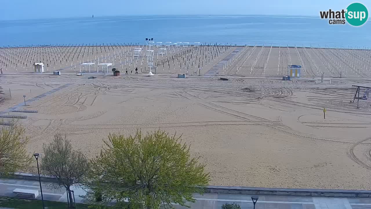 Web kamera Bibione plaža – pogled sa Ashanti ApartHotela