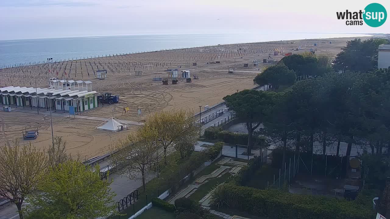 Web kamera Bibione plaža – pogled sa Ashanti ApartHotela