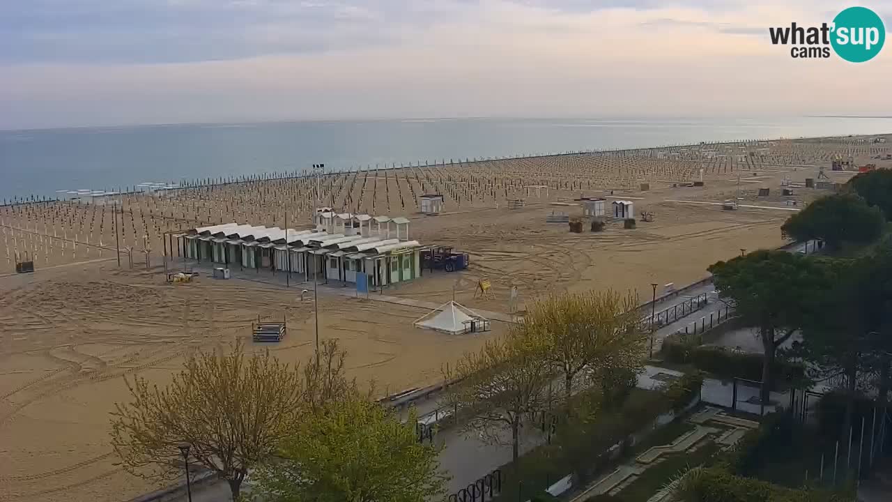 Webcam en vivo playa Bibione – vista desde Ashanti ApartHotel