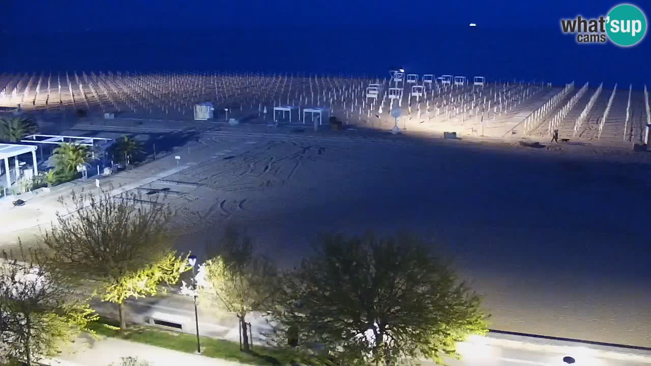 Webcam en vivo playa Bibione – vista desde Ashanti ApartHotel
