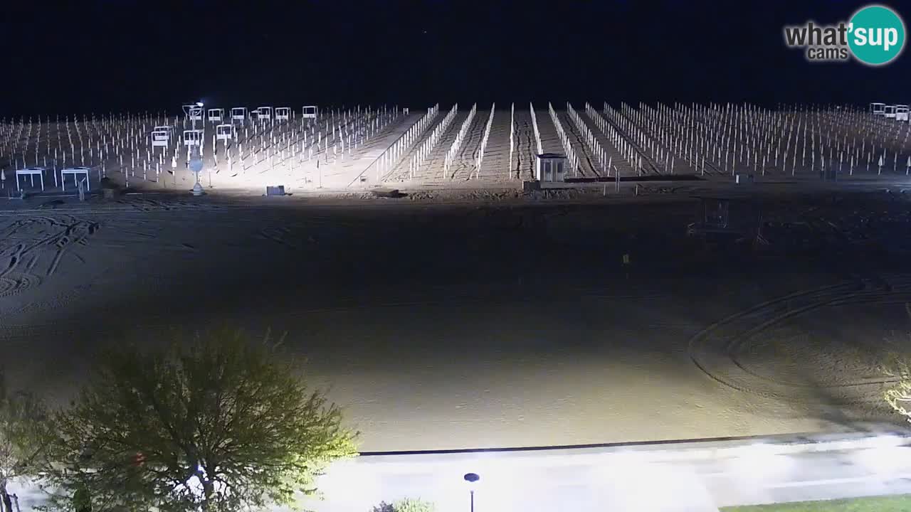 Webcam en direct plage de Bibione – vue depuis Ashanti ApartHotel