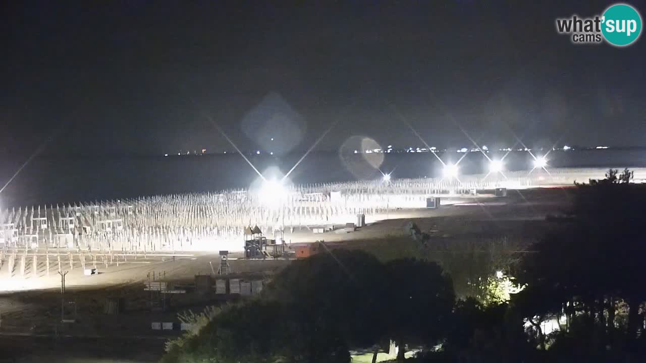 Webcam en vivo playa Bibione – vista desde Ashanti ApartHotel