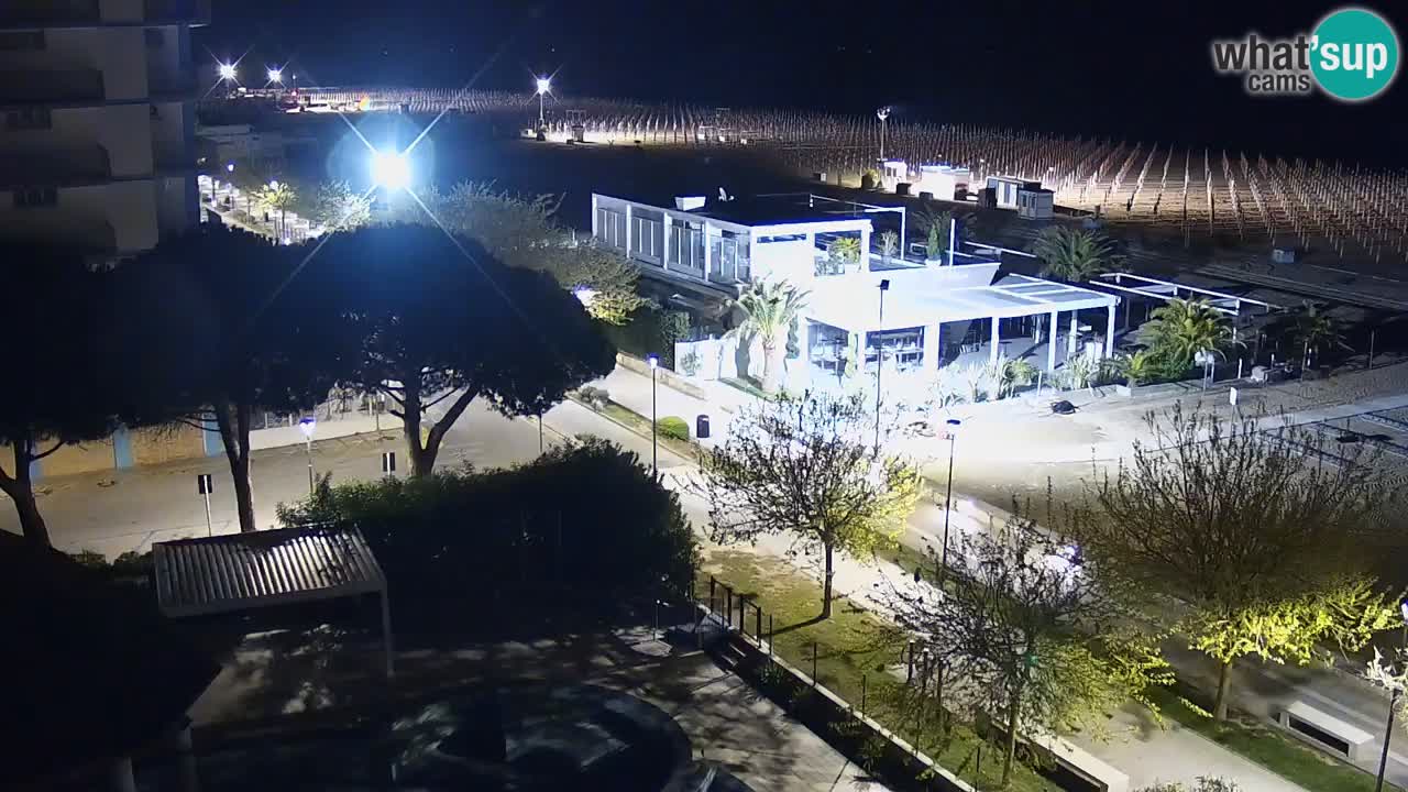 Webcam en vivo playa Bibione – vista desde Ashanti ApartHotel