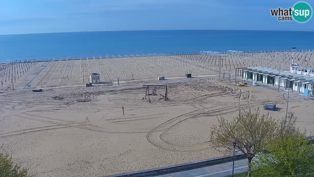 Webcam en vivo playa Bibione – vista desde Ashanti ApartHotel
