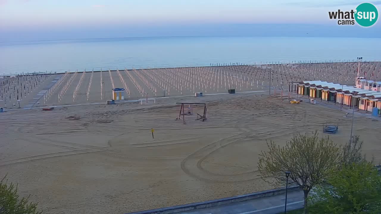 Webcam en vivo playa Bibione – vista desde Ashanti ApartHotel