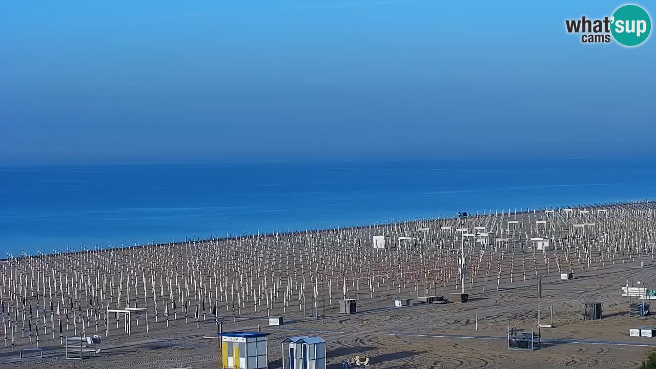 Webcam en vivo playa Bibione – vista desde Ashanti ApartHotel