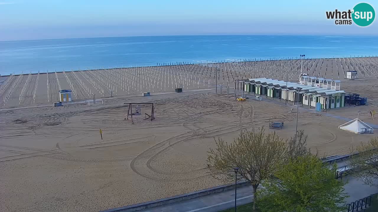 Webcam en direct plage de Bibione – vue depuis Ashanti ApartHotel