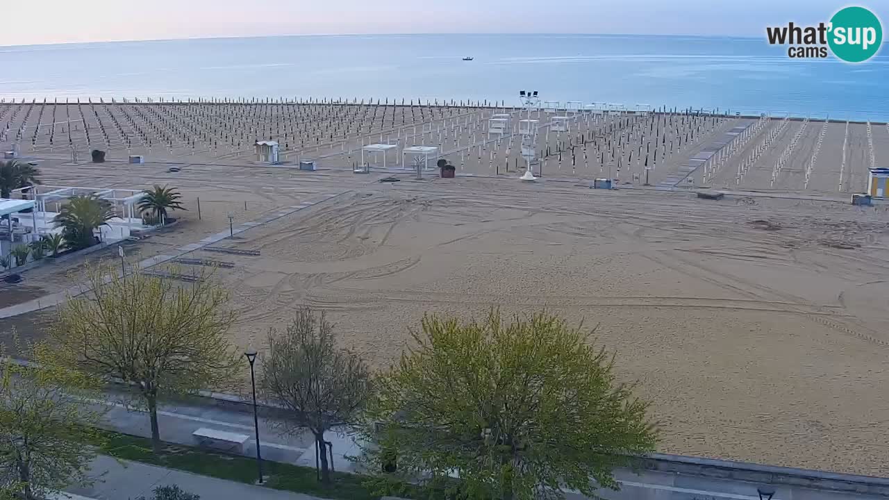 Web kamera Bibione plaža – pogled sa Ashanti ApartHotela
