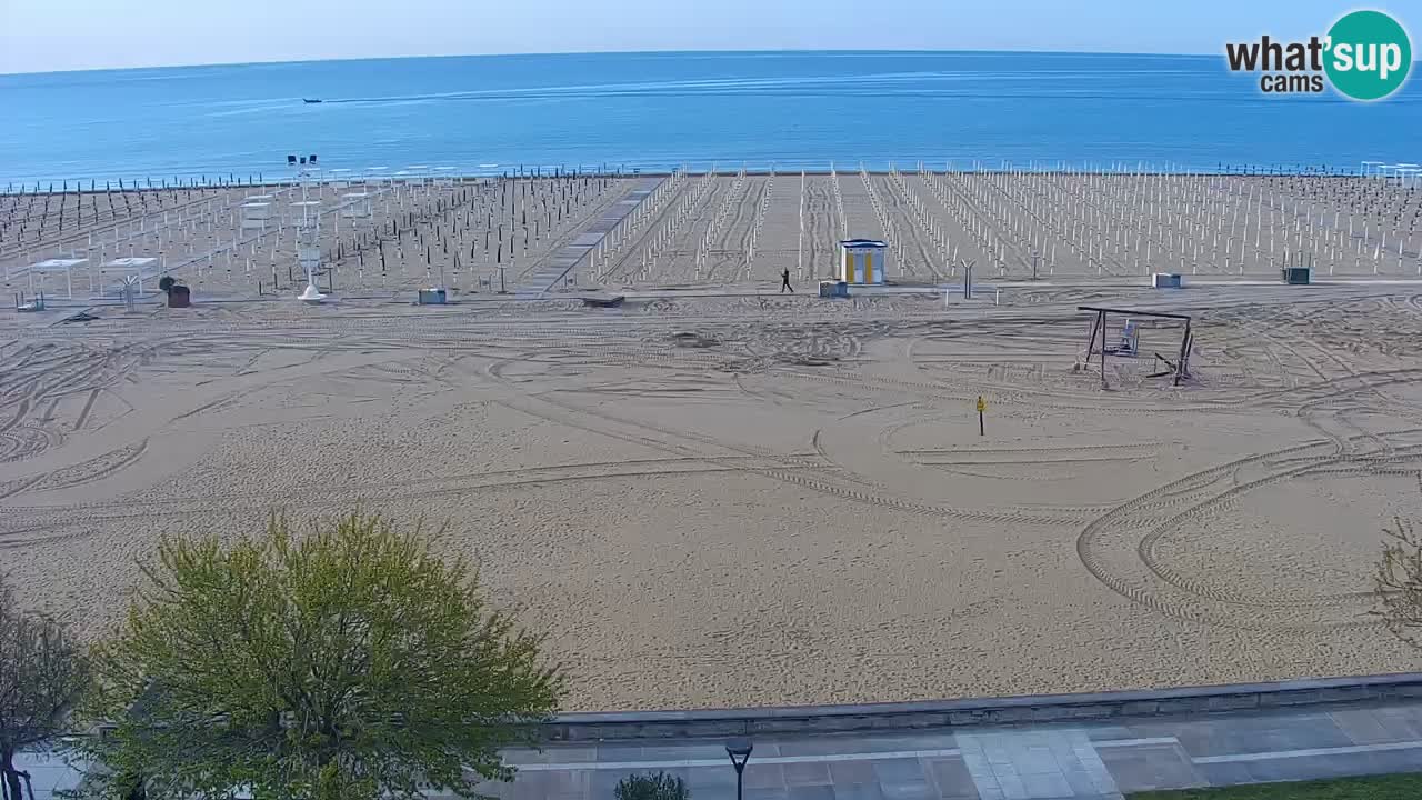 Webcam en direct plage de Bibione – vue depuis Ashanti ApartHotel
