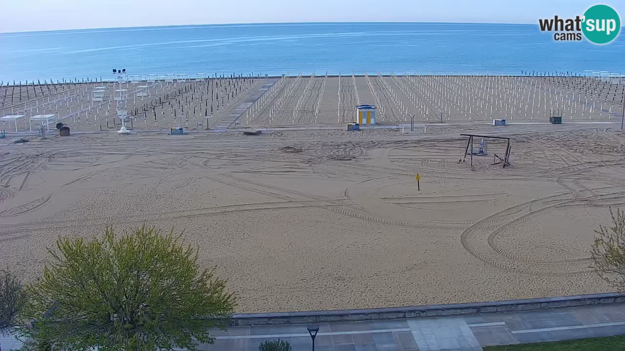 Webcam en direct plage de Bibione – vue depuis Ashanti ApartHotel