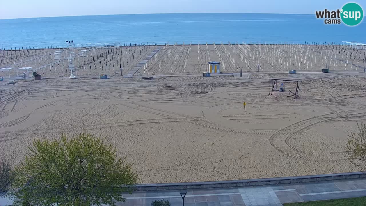 Web kamera Bibione plaža – pogled sa Ashanti ApartHotela