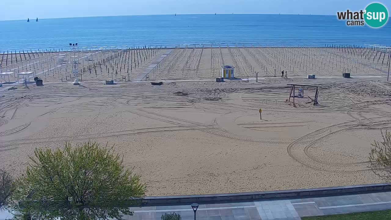 Webcam en vivo playa Bibione – vista desde Ashanti ApartHotel
