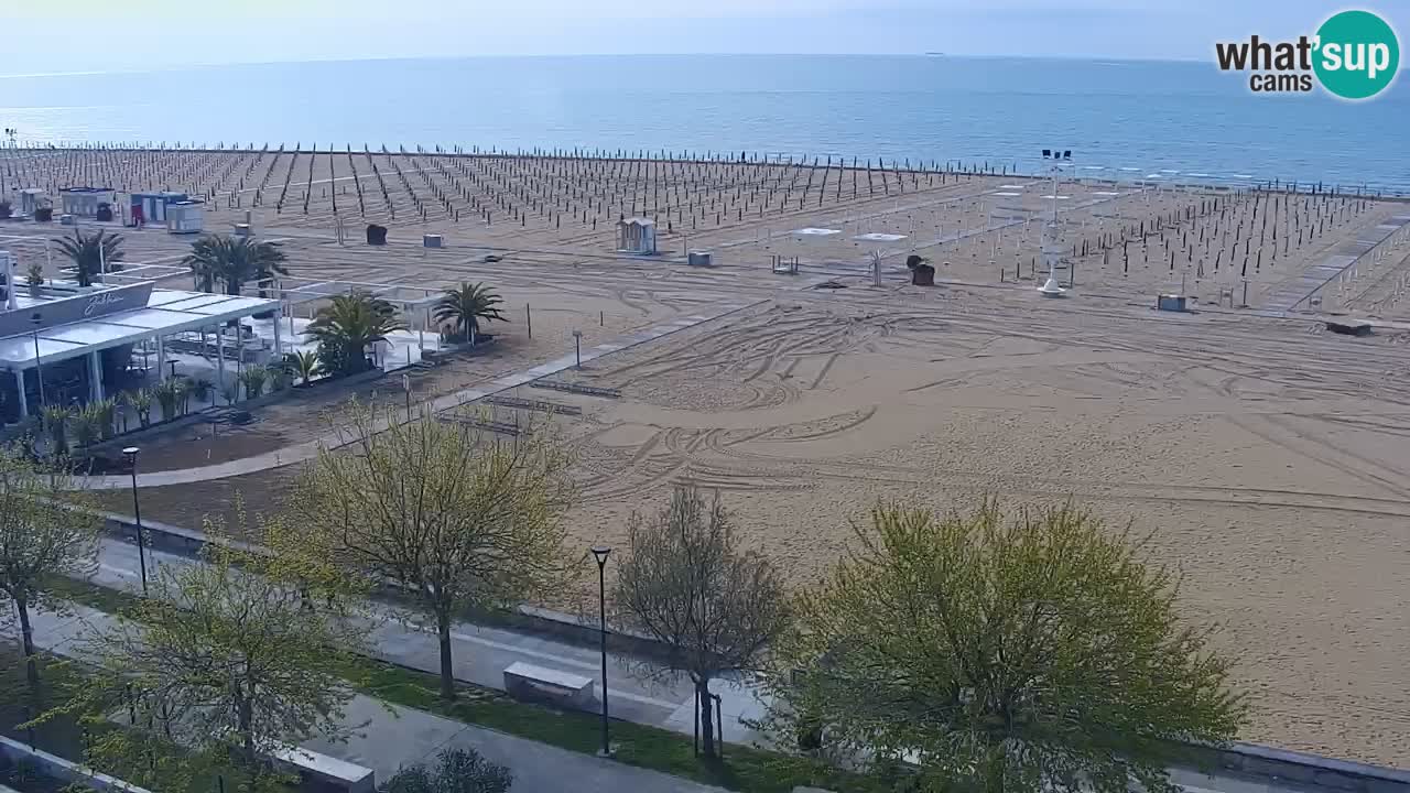 Web kamera Bibione plaža – pogled sa Ashanti ApartHotela