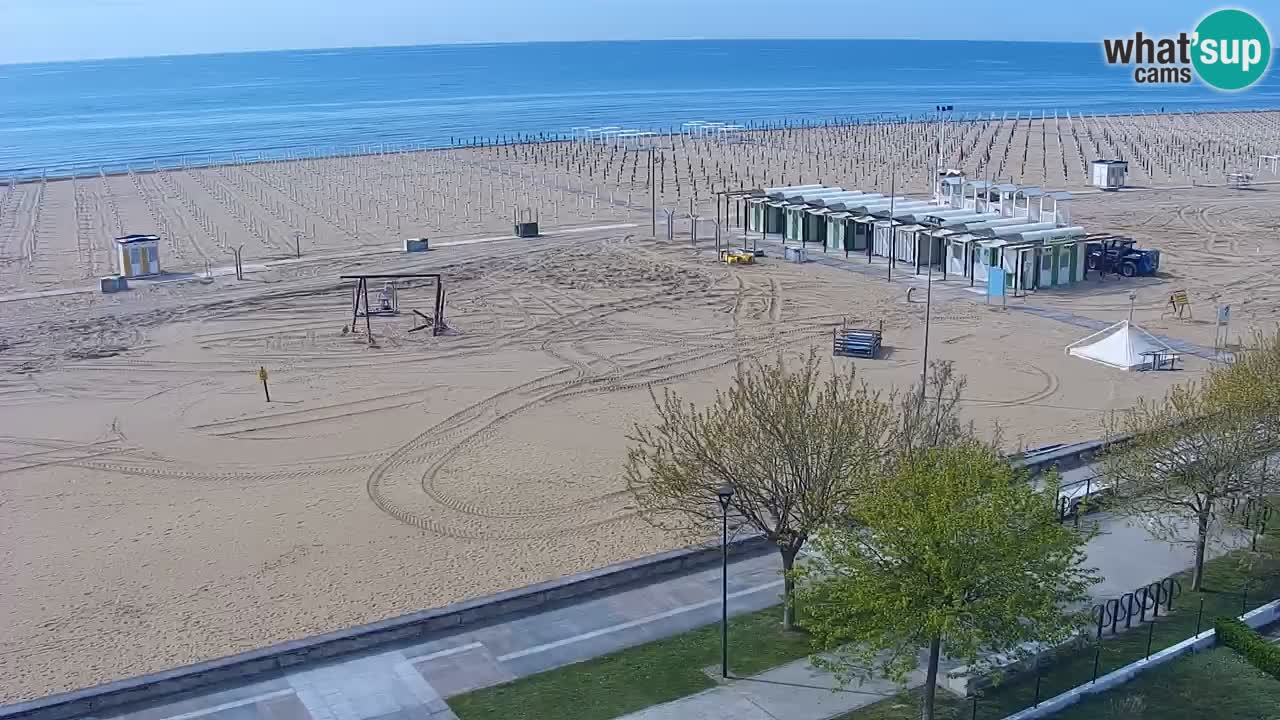 Webcam en vivo playa Bibione – vista desde Ashanti ApartHotel