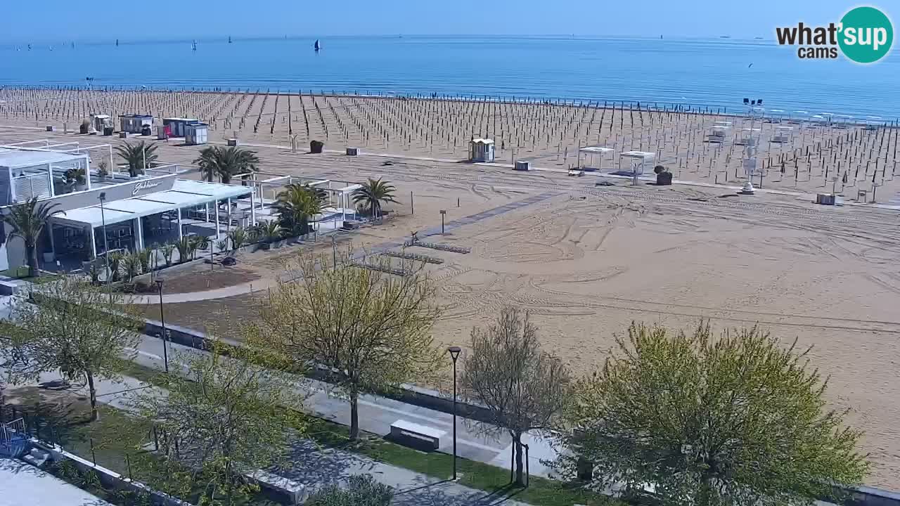 Webcam en vivo playa Bibione – vista desde Ashanti ApartHotel