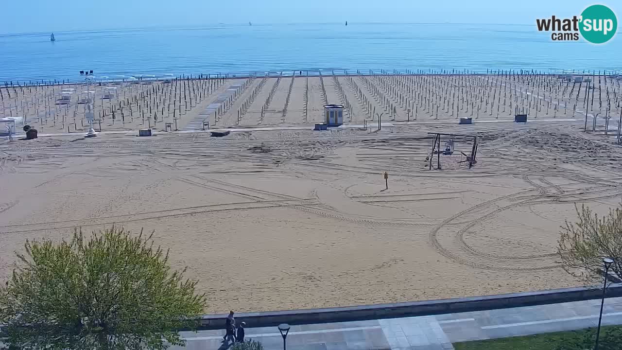 Webcam en direct plage de Bibione – vue depuis Ashanti ApartHotel
