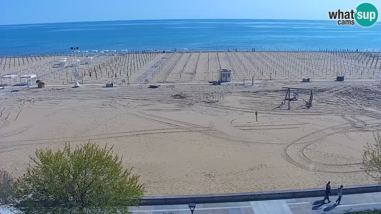 Webcam en direct plage de Bibione – vue depuis Ashanti ApartHotel