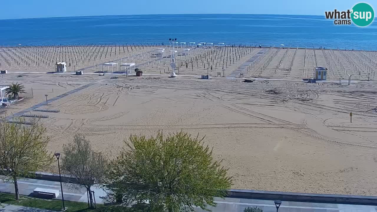 Webcam en direct plage de Bibione – vue depuis Ashanti ApartHotel