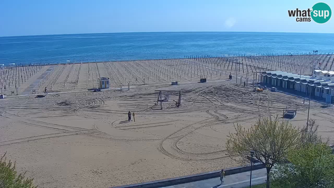 Webcam en vivo playa Bibione – vista desde Ashanti ApartHotel