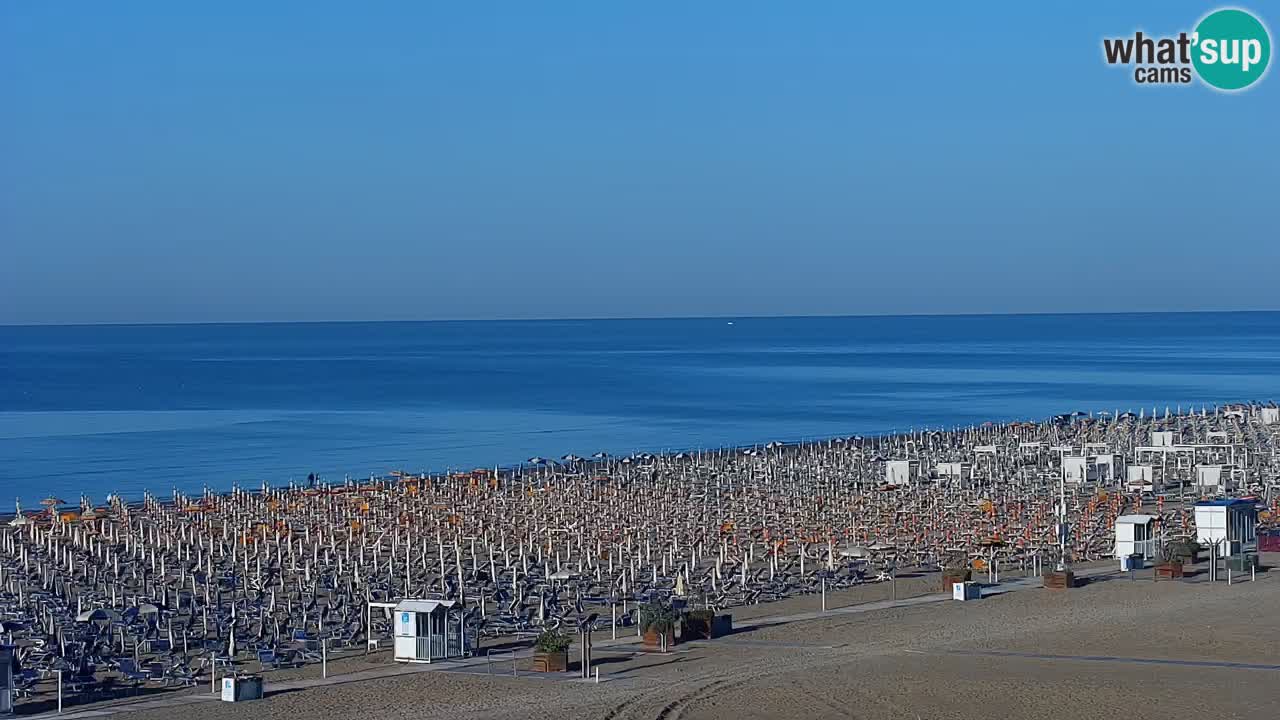 Webcam en direct plage de Bibione – vue depuis Ashanti ApartHotel