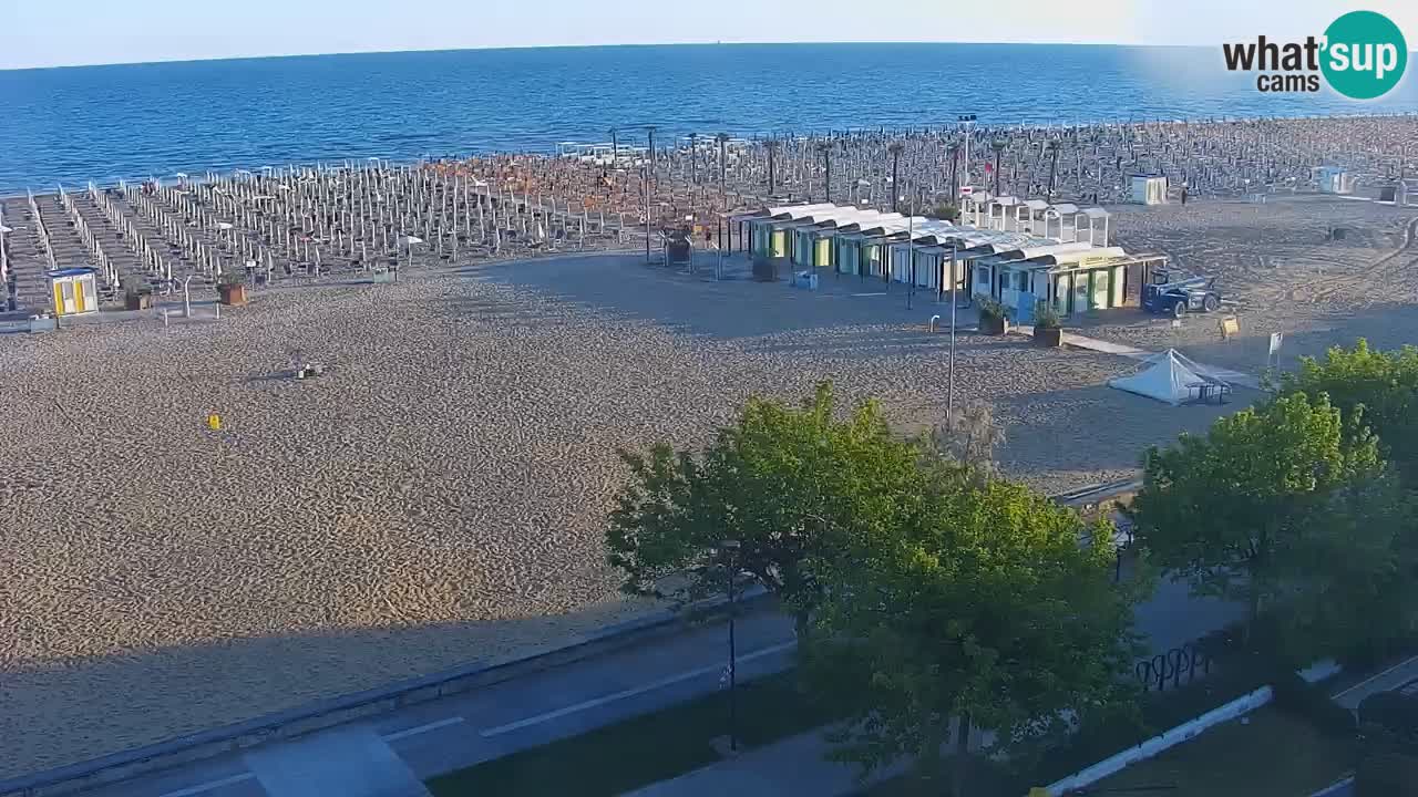 Web kamera Bibione plaža – pogled sa Ashanti ApartHotela