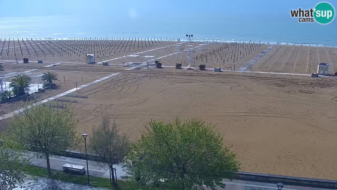 Web kamera Bibione plaža – pogled sa Ashanti ApartHotela