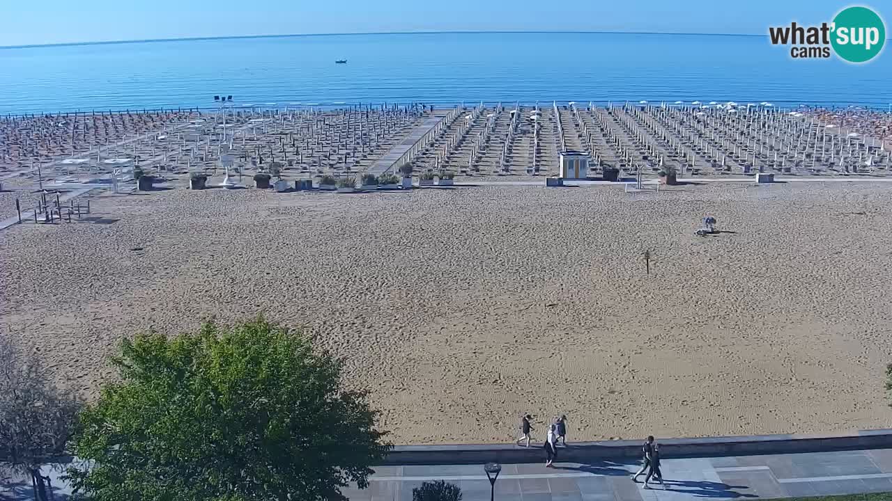 Webcam en direct plage de Bibione – vue depuis Ashanti ApartHotel