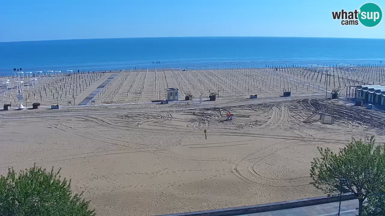 Webcam en direct plage de Bibione – vue depuis Ashanti ApartHotel