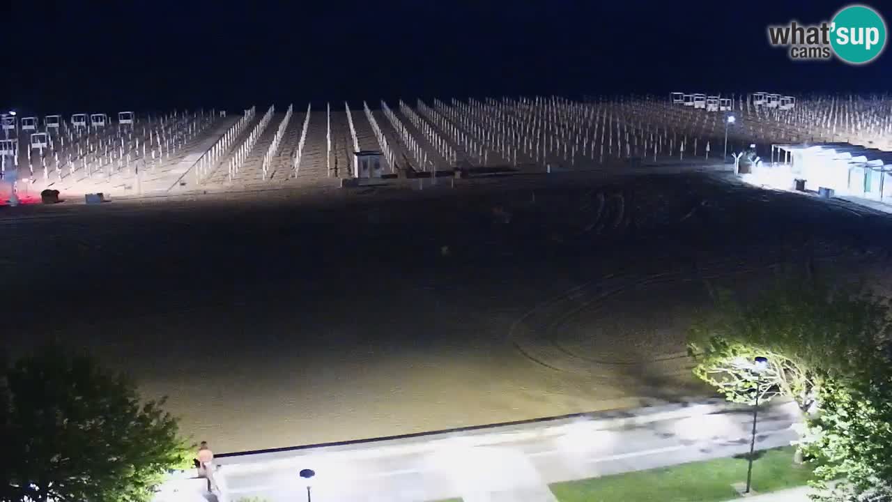 Webcam en direct plage de Bibione – vue depuis Ashanti ApartHotel