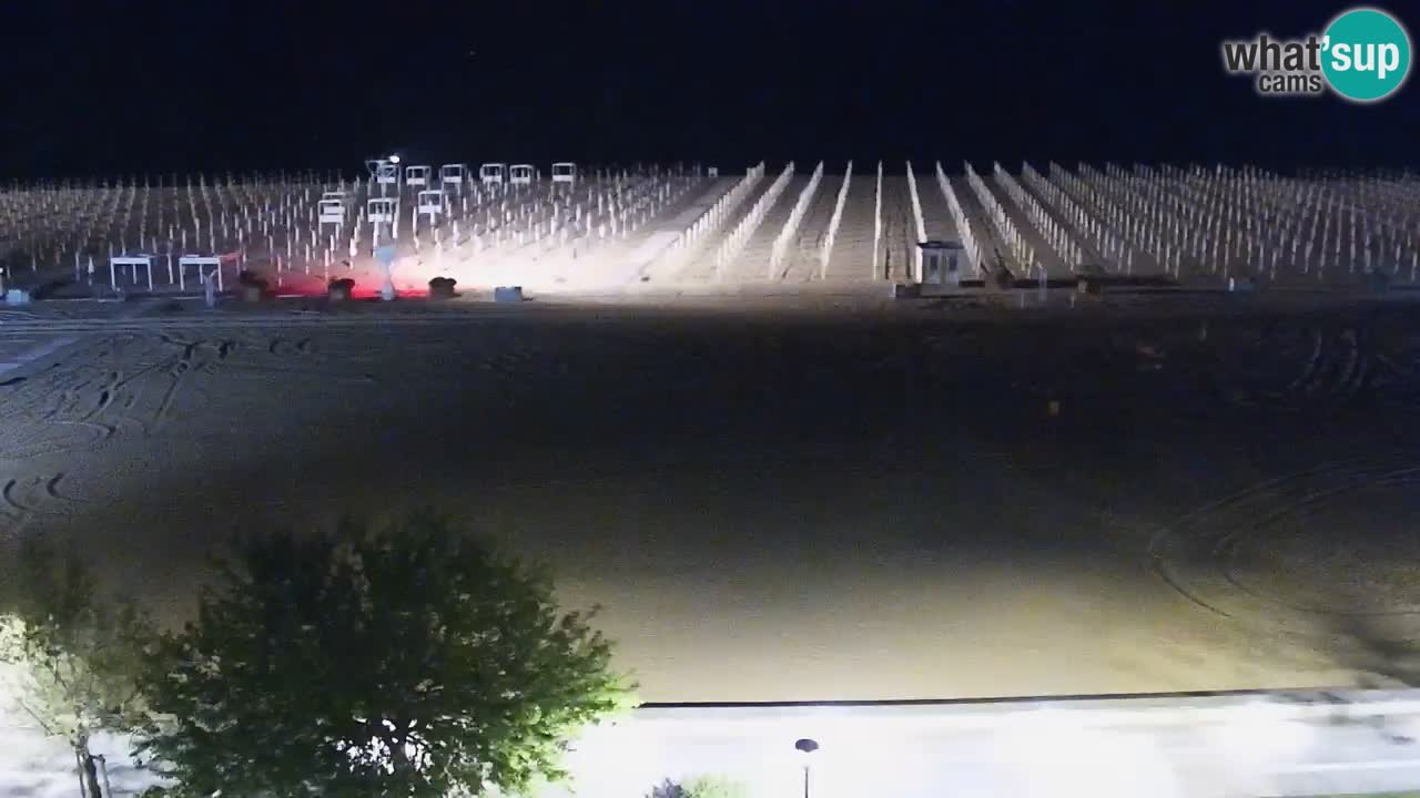 Web kamera Bibione plaža – pogled sa Ashanti ApartHotela