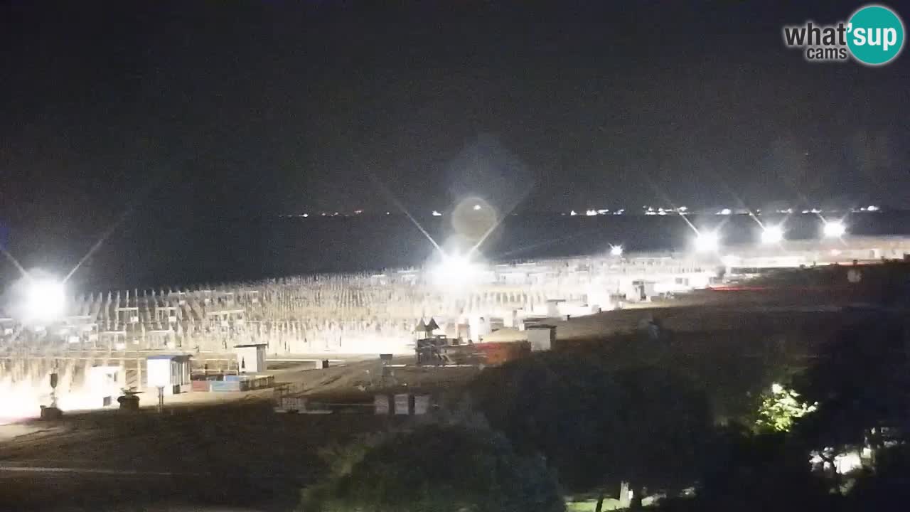 Web kamera Bibione plaža – pogled sa Ashanti ApartHotela