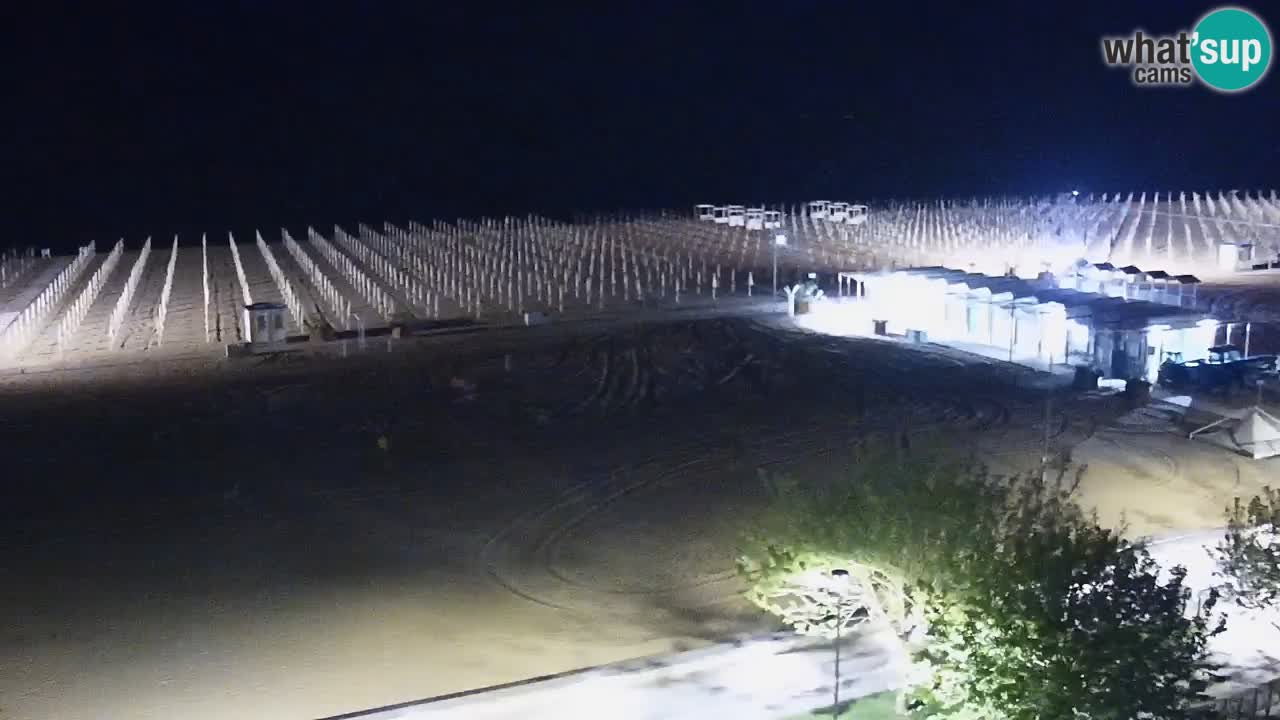 Web kamera Bibione plaža – pogled sa Ashanti ApartHotela