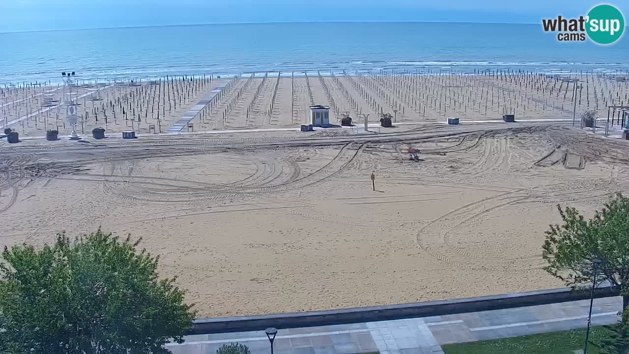 Spletna kamera Bibione plaža – pogled iz Ashanti ApartHotela
