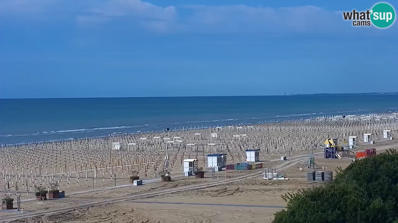 Web kamera Bibione plaža – pogled sa Ashanti ApartHotela