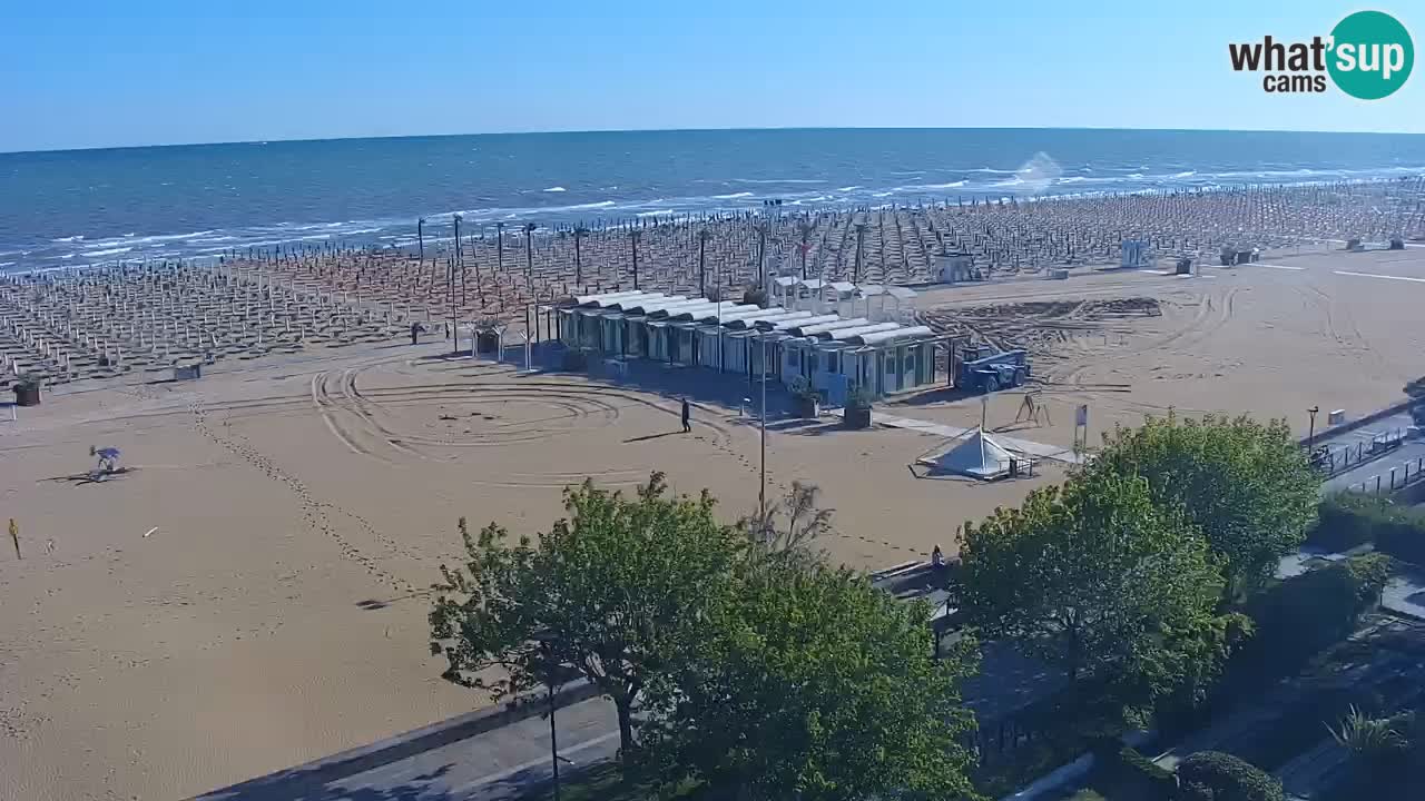 Webcam en direct plage de Bibione – vue depuis Ashanti ApartHotel