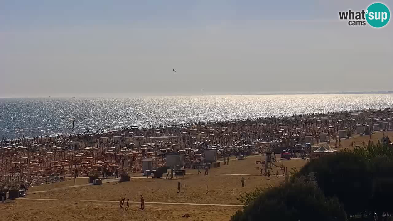 Webcam en direct plage de Bibione – vue depuis Ashanti ApartHotel
