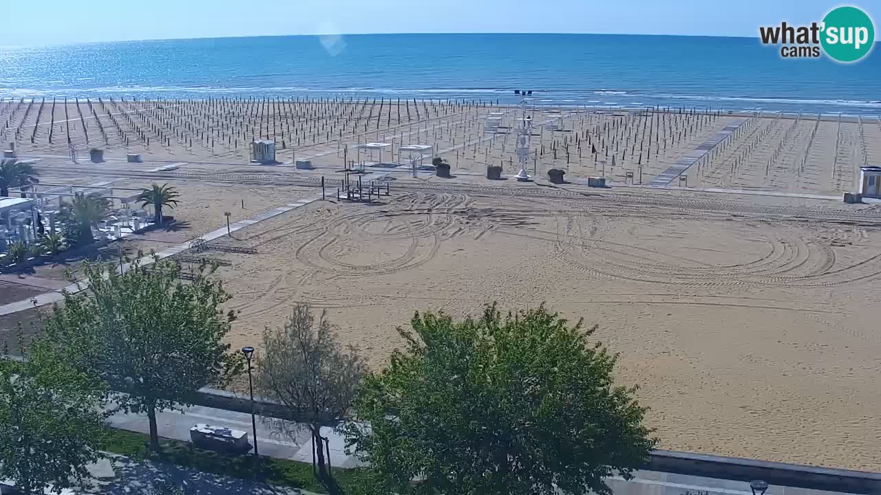 Web kamera Bibione plaža – pogled sa Ashanti ApartHotela