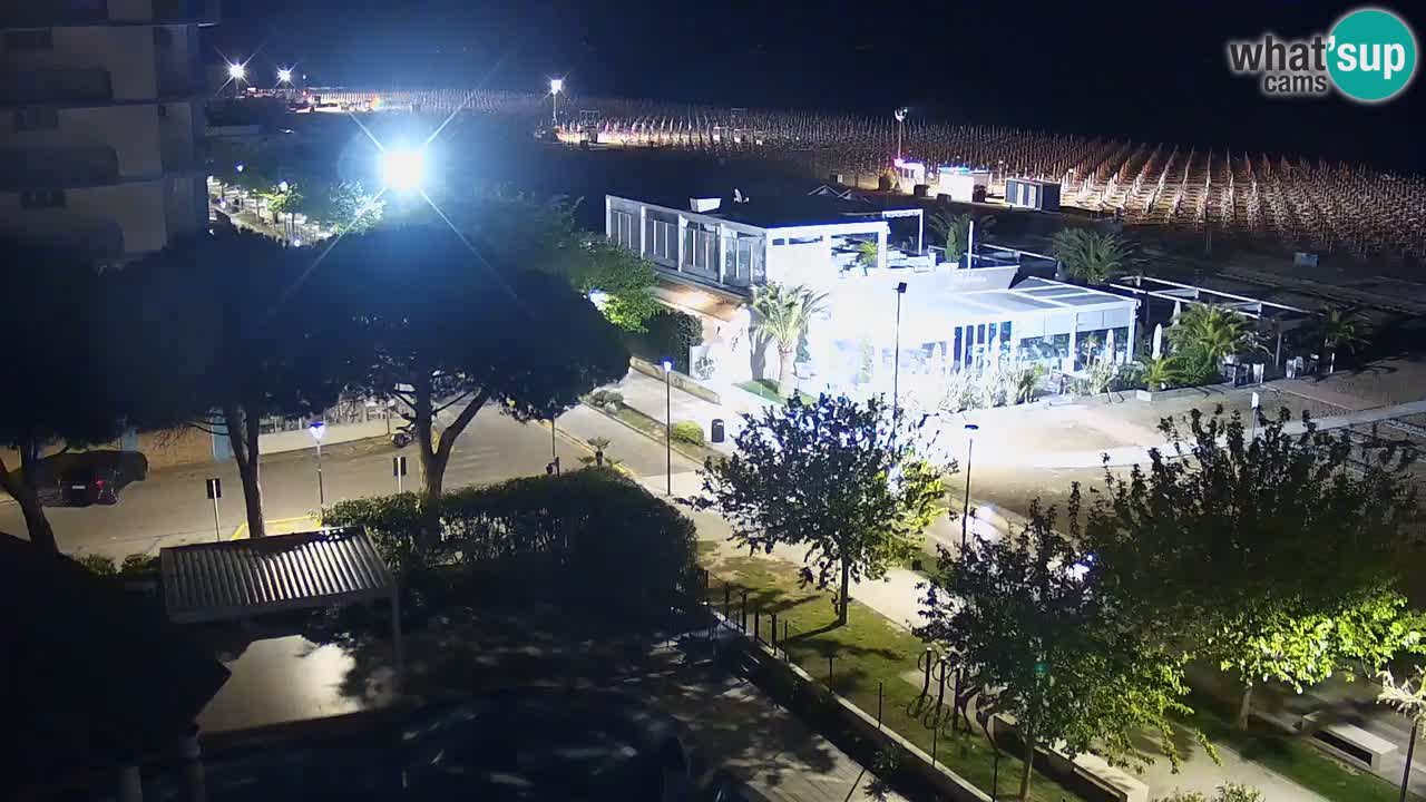 Webcam en vivo playa Bibione – vista desde Ashanti ApartHotel
