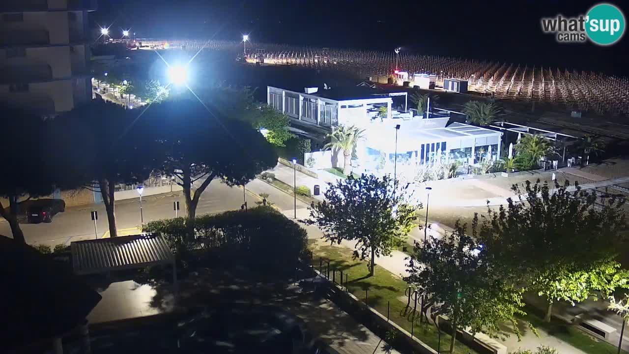 Webcam en vivo playa Bibione – vista desde Ashanti ApartHotel