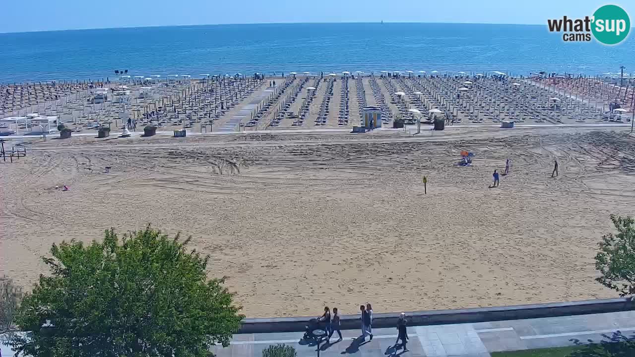 Web kamera Bibione plaža – pogled sa Ashanti ApartHotela