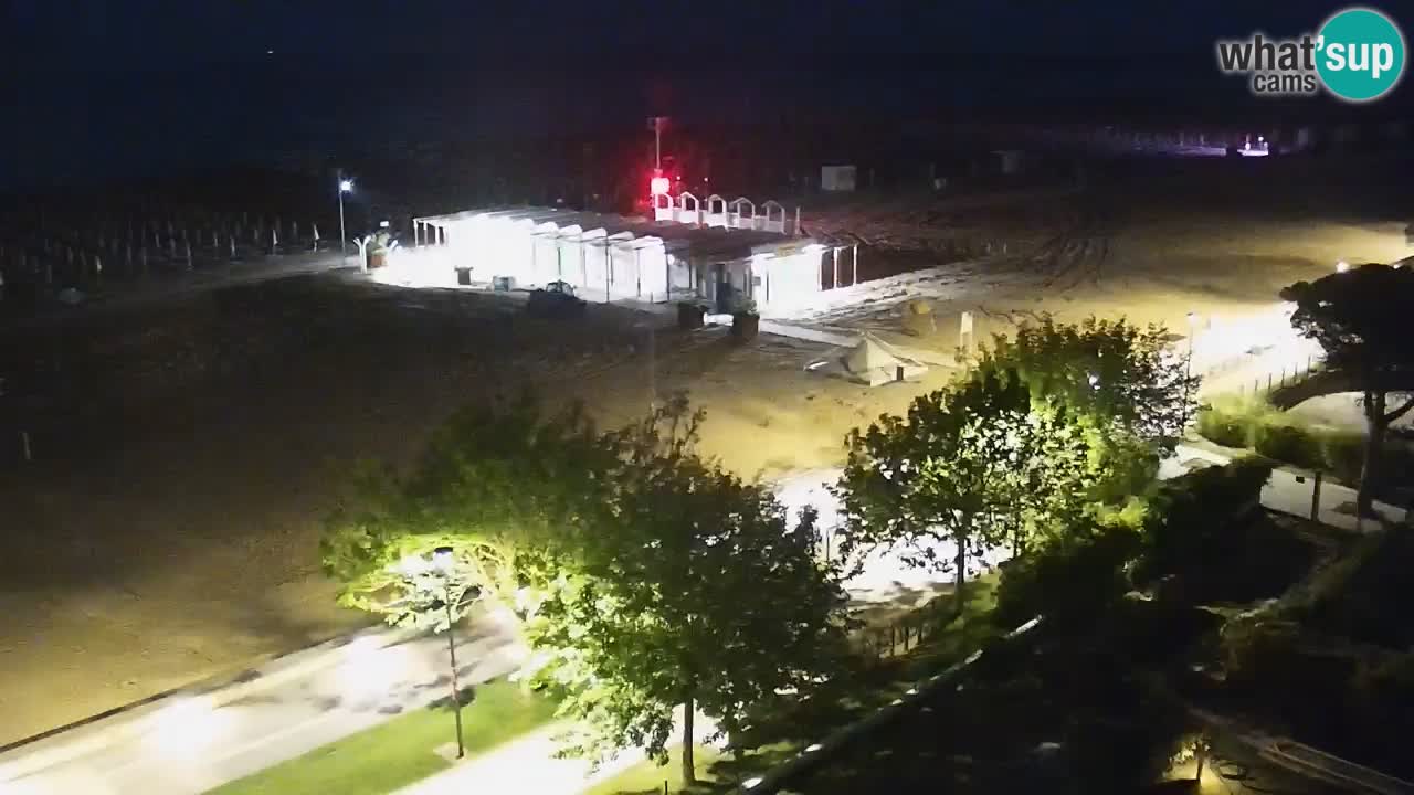 Webcam en vivo playa Bibione – vista desde Ashanti ApartHotel