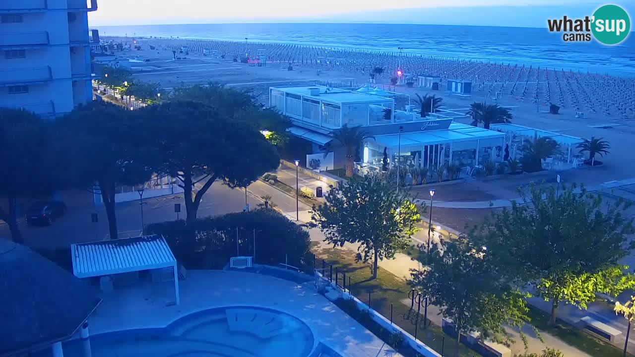 Web kamera Bibione plaža – pogled sa Ashanti ApartHotela