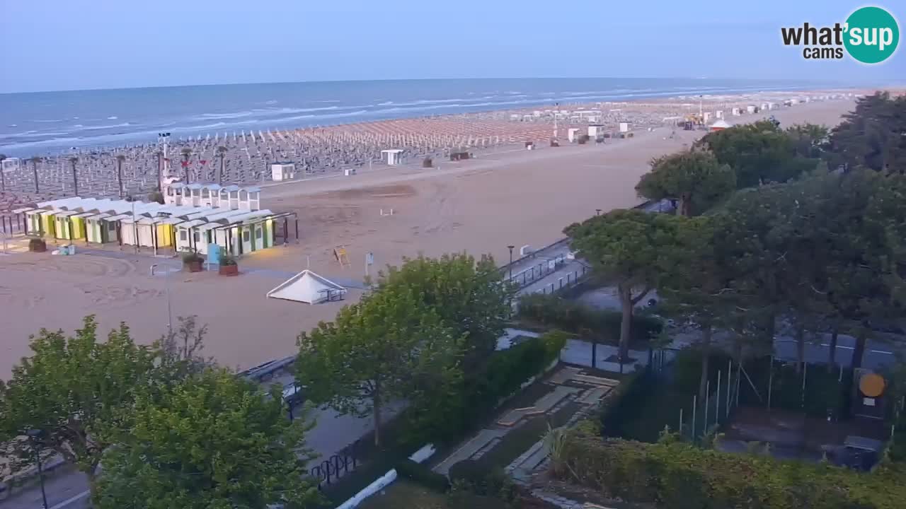 Webcam en vivo playa Bibione – vista desde Ashanti ApartHotel