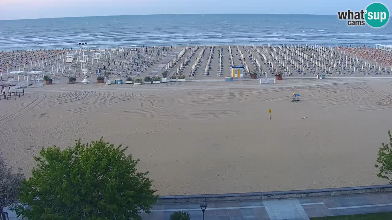 Webcam en direct plage de Bibione – vue depuis Ashanti ApartHotel