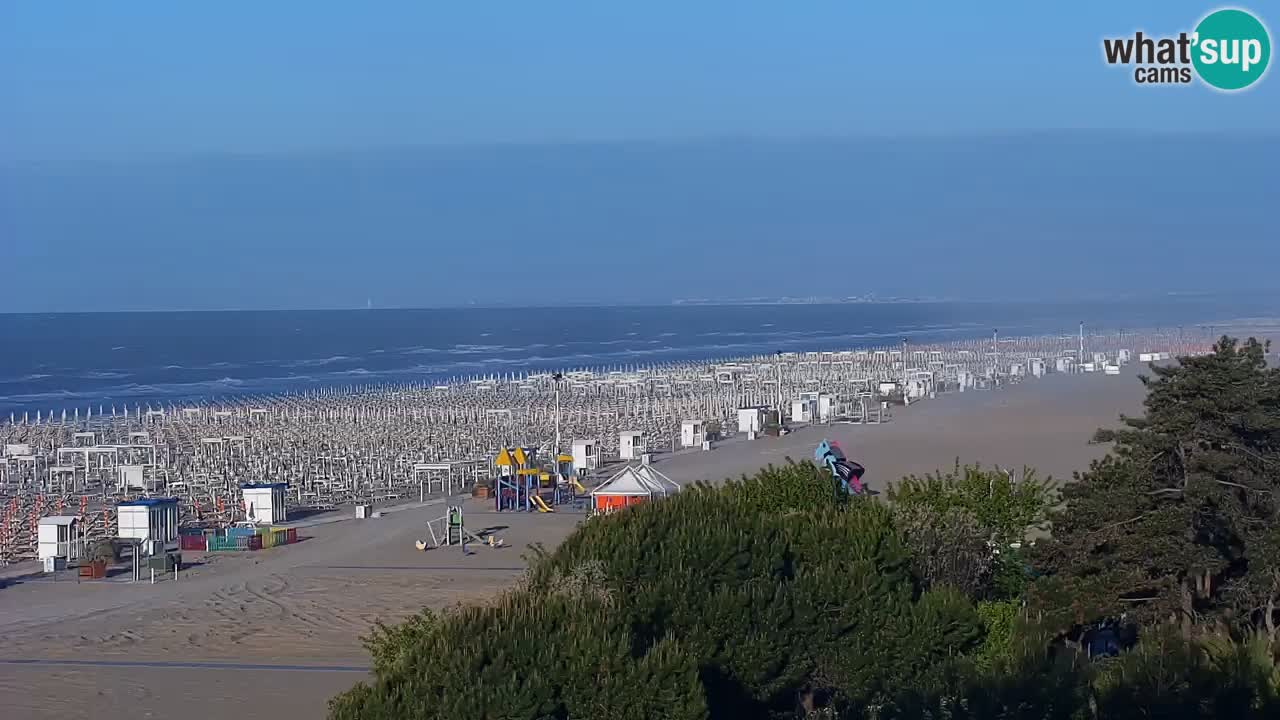 Web kamera Bibione plaža – pogled sa Ashanti ApartHotela