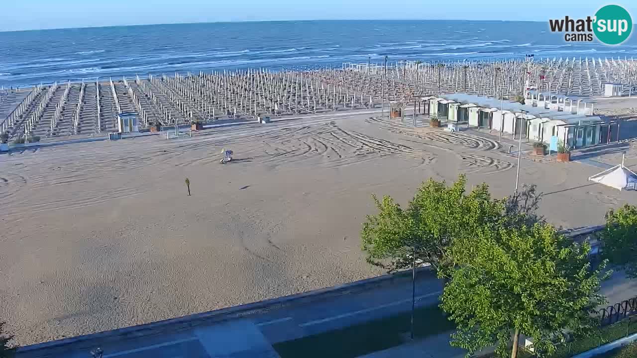 Web kamera Bibione plaža – pogled sa Ashanti ApartHotela