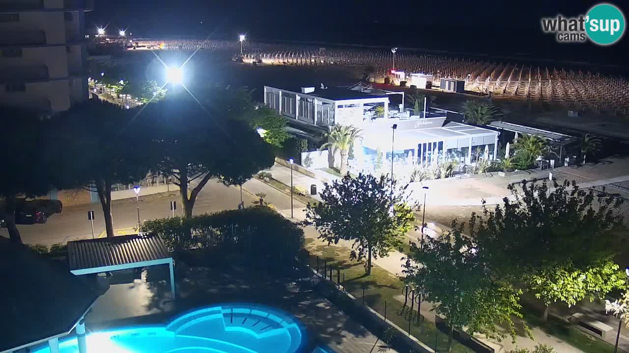 Live Webcam Bibione beach – view from Ashanti ApartHotel