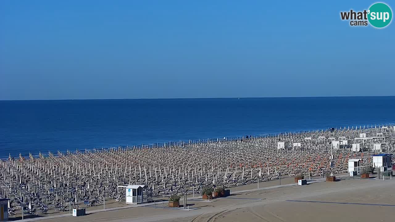 Webcam en direct plage de Bibione – vue depuis Ashanti ApartHotel