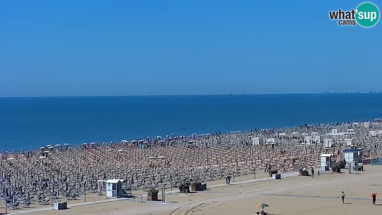 Web kamera Bibione plaža – pogled sa Ashanti ApartHotela