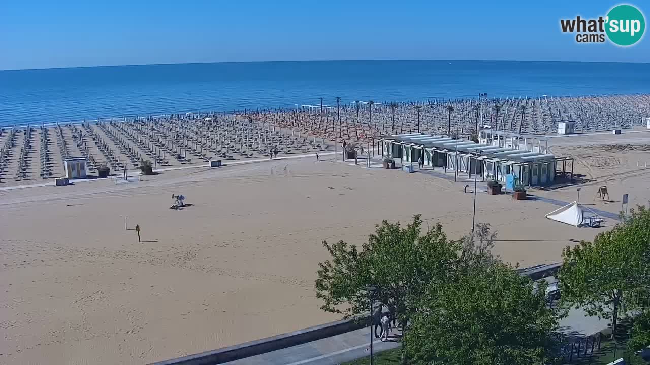 Web kamera Bibione plaža – pogled sa Ashanti ApartHotela